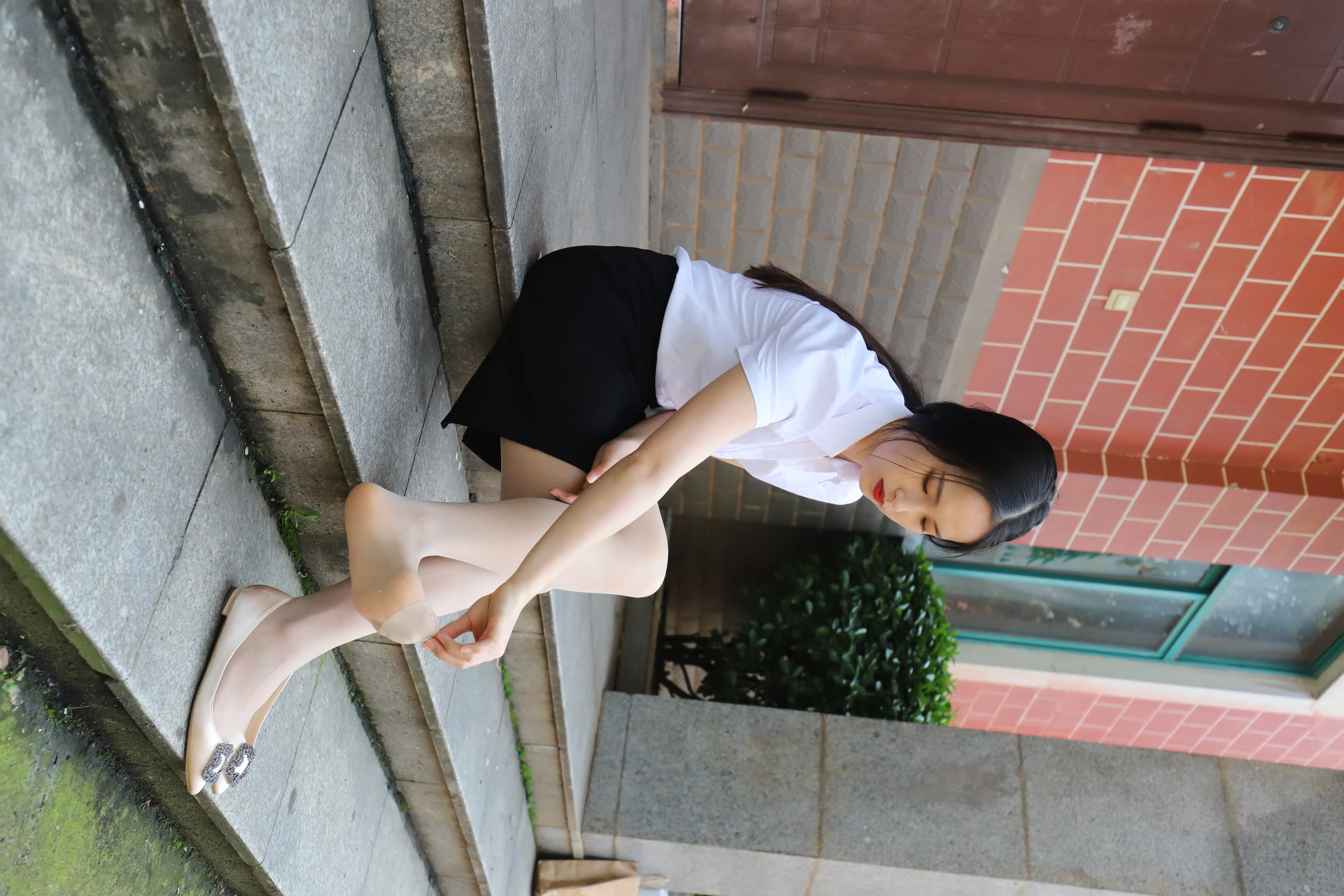 大西瓜爱牙膏 - 户外制服ol-3 [126P774M]