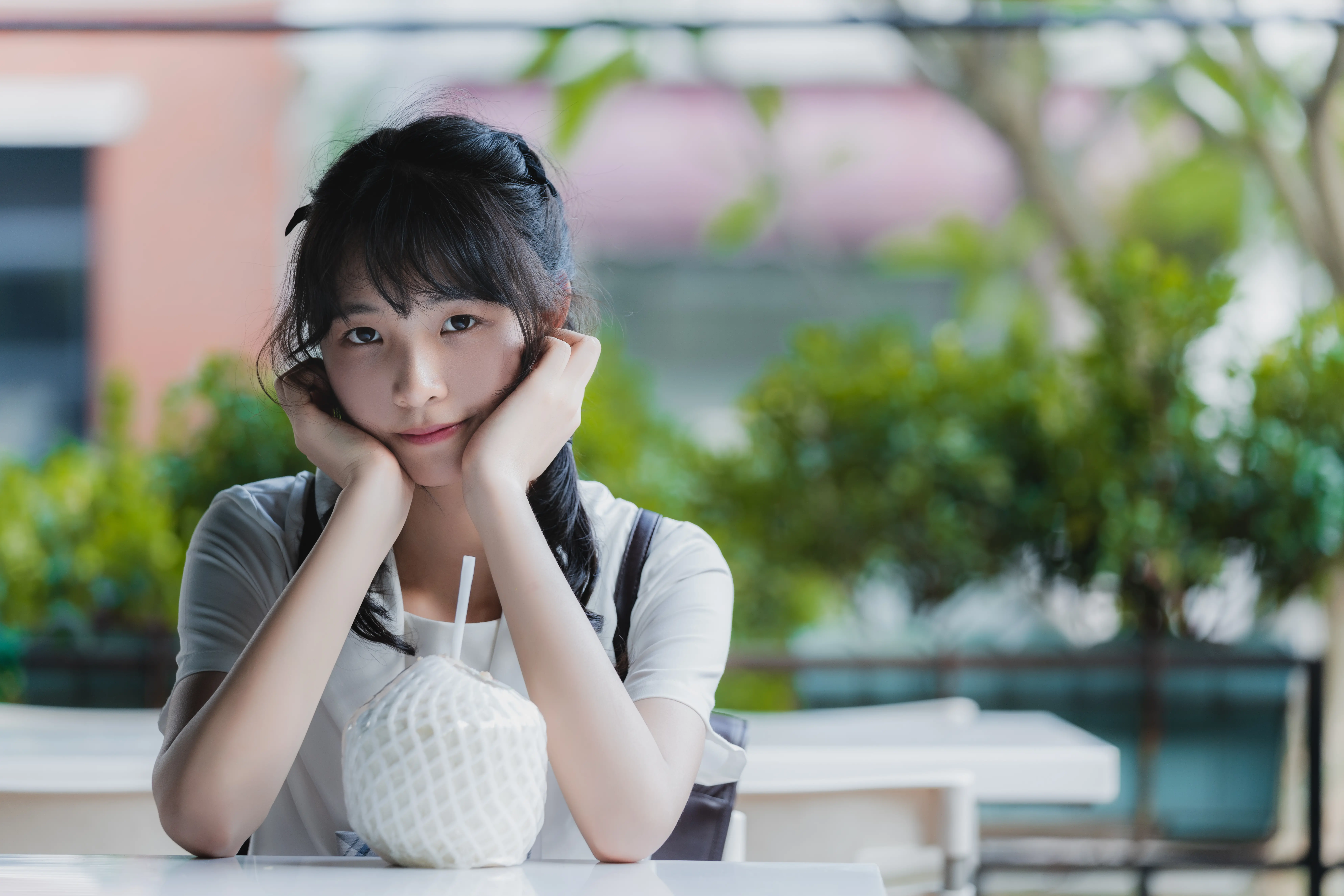 西瓜少女 - 制服的西瓜 [18P203M]